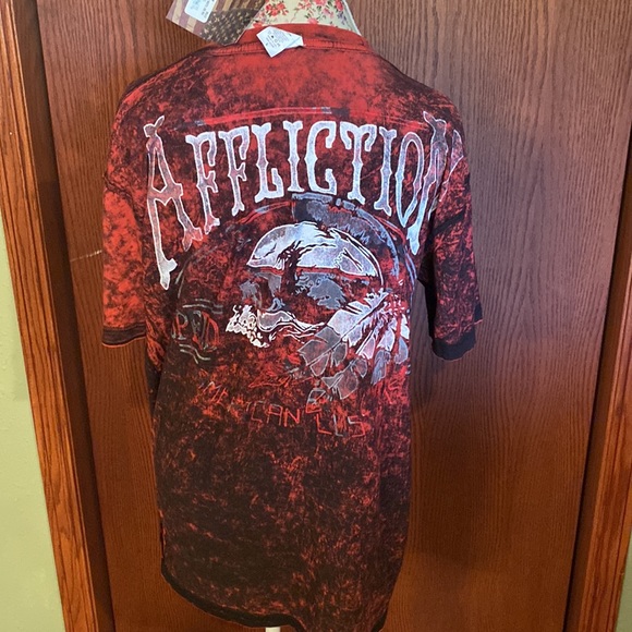 Affliction Twisted Metal Reversible T-Shirt - Picture 8 of 10